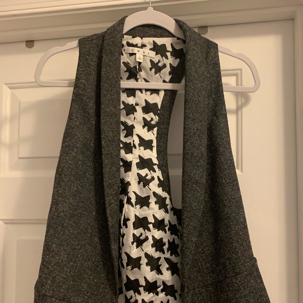 CABI grey vest